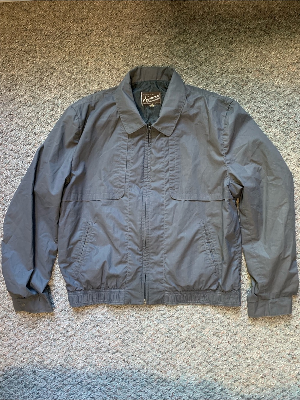 Men's Vintage Lightweight Gray Jacket